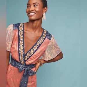 EUC Anthropologie Akemi & Kim Sofia Jumpsuit Size 8